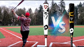 WHICH IS BETTER COMPOSITE or ALUMINUM  DeMarini CF Zen vs Voodoo  BBCOR Baseball Bat Reviews [upl. by Portuna]