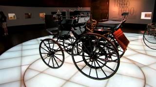 1886 Daimler Motorized Carriage at MercedesBenz Museum Stuttgart Germany 20120331 [upl. by Abran634]