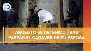 Detienen a hombre que paseaba cadáver de su esposa en Tenancingo Tlaxcala [upl. by Tezzil]