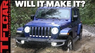 Can a New Jeep Wrangler SAHARA take on the RUBICON Trail Only One Way to Find Out [upl. by Farlay]