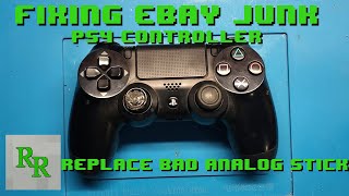 Replace PS4 Thumbsticks  Fixing eBay Junk [upl. by Arte]