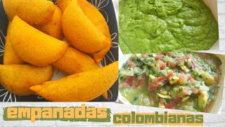 EMPANADAS COLOMBIANAS DE CARNE CON GUACAMOLE Y PICADILLO [upl. by Tod]