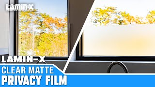 Laminx Glass Window Privacy Film Installation [upl. by Yeznil]