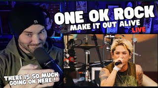 Metal Vocalist First Time Reaction  ONE OK ROCK  Make It Out Alive 1CHANCE FESTIVAL 2023 [upl. by Dalpe528]