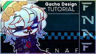 Gacha FNAF Design Tutorial  Tips and Tricks Gacha Club  Five Nights at FreddysAfton Family [upl. by Livia]