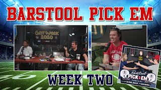 A Change 8 Years in the Making  Barstool Pick Em Week 2 2020 Full Podcast [upl. by Inaoj]