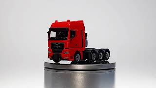 Herpa Cars amp Trucks News MAN TGX GX SchwerlastZugmaschine in 187 [upl. by Turnheim]