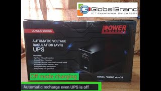 Power Guard 1200VA CS Offline UPS Plastic Body Sell Buy Review [upl. by Mendoza]