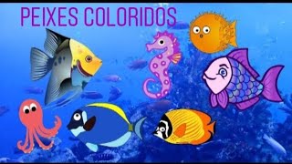 Aquário com peixinhos coloridos  Acalma bebê para um sono tranquilo [upl. by Eglantine]