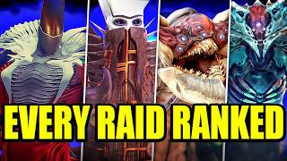 Every Single Raid Ranked Worst to Best W FINAL SHAPE  Destiny 2 [upl. by Cornelius435]