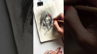 Karva Chauth Art  Pencil Sketch  Moleskin Sketchbook  Daler Rowney  Jasvir Kambo [upl. by Blain]