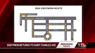 Endymion extends the 2024 parade route [upl. by Eelyram]