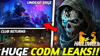 NEW Season 9 Leaks Undead Siege Returns  Halloween amp 5 New Things amp Changes Codm [upl. by Greenberg]