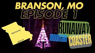 RunAway Mountain Coaster  Branson Missouri Vacation [upl. by Nanaj]