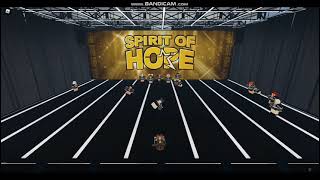 Cheer Force Allstars  Bombshells  Spirit of Hope 2022 Roblox Cheer [upl. by Ellora]