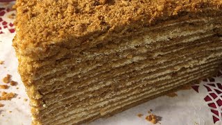 MEDOVIK RUSSIAN HONEY CAKE🍯 [upl. by Ettenwad]