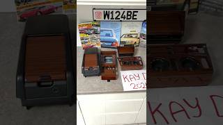 Mercedes w124 zebrano holz wood bois console rollobox [upl. by Yearwood872]