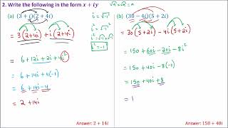 Grade 12 paper 3 Complex numbers part 1 worksheet  video 1 [upl. by Asiak604]