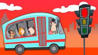 Wheels On The Bus Go Round And Round  Baby Rhymes For Kids  Songs For Childrens [upl. by Towny522]