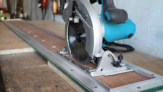 Make A Circular Saw Guide Track  DIY Cutting Guide For Circular Saw [upl. by Naro41]