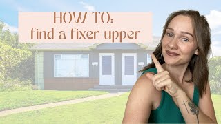 HOW TO find a fixerupper home [upl. by Aenad]