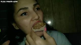 Asmr yellow paste with clay crunch eating Marta Riva  Marta Riva eating clay cookie editing video [upl. by Sletten657]