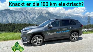 Toyota RAV 4 PlugIn Hybrid ReichweitenTest [upl. by Rehpinej]