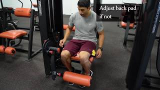 How to Perform the Leg Extension ACSM CPT Exam Prep [upl. by Aciria984]