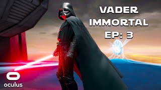 Star Wars Vader Immortal Episode 3  Oculus Quest 2 Full VR Gameplay [upl. by Azerila]