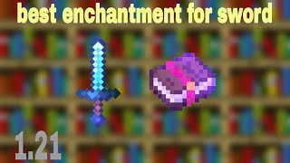 new ultimate enchantment for sword in minecraft 121 hindi [upl. by Bechler]