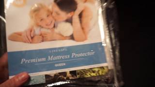 LinenSpa Premium Mattress Protector Review [upl. by Ydnarb]