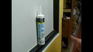 Caulking Tips  Siliconized Caulk [upl. by Vernita]