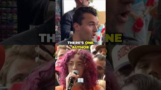 CHARLIE KIRK Mostly PEACEFUL DEBATE About BIBLE Turns HEATED Epic Meltdown shorts short god [upl. by Armillda]