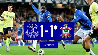 EVERTON 11 SOUTHAMPTON 56 ON PENALTIES  Carabao Cup highlights [upl. by Cirdet]