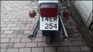 JAWA 350 TWİN SPORT MÜTHİŞ EGZOZ SESİ [upl. by Gerrilee466]