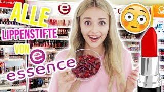 XXL LIPPENSTIFT aus ALLEN Lippenstiften von ESSENCE machen  XLAETA [upl. by Harleigh]