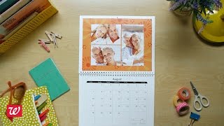 Create Personalized Wall Calendars at Walgreens [upl. by Nelon]