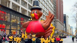 THANKSGIVING DAY PARADE 2024 IN CHICAGO FULL VIDEO 4k 60FPS [upl. by Gail]