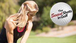 Anna Rawson Shows You How to Hit a Checked Wedge Shot  Sexiest Shots in Golf  Golf Digest [upl. by Sillig]