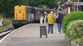 41241 and 20031 at Oakworth at 1254pm on Sunday 17th July 2022 [upl. by Giraud]