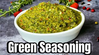 Guyanese Green Seasoning  Caribbean Green Seasoning guyaneserecipe viralvideo recipe [upl. by Obla893]