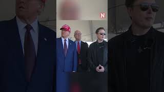 Donald Trump Joins Elon Musk To Watch SpaceX Starship Rocket Launch In Texas [upl. by Anila165]