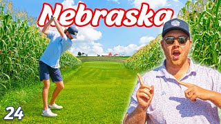 We Played An 18 Hole Match At A TOP 5 Golf Course In Nebraska [upl. by Ahsotan428]