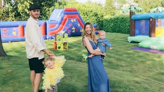 Otties 3rd Birthday Party Giant Inflatables amp Garden Fun  Vlogust Day 26 [upl. by Noived]