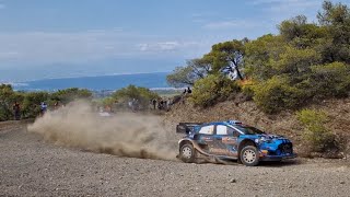 WRC ECO Acropolis Rally Greece 2023 ss4 Loutraki [upl. by Noynek]