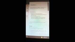 Given an array arr of n integers a sequence of n 1 operations must be performed on the array In ea [upl. by Lothario]