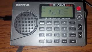 C Crane Skywave SSB2 Shortwave Radio101224 China Radio International from Xianyang China [upl. by Eramal]