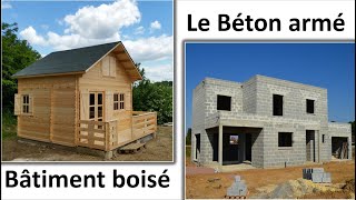 Bâtiment en bois VS Bâtiment en béton armé [upl. by Nappy]