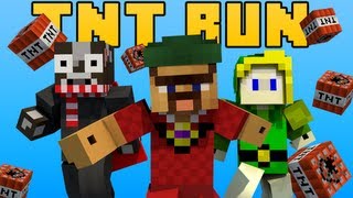 TNT RUN Minecraft Mini Game w Craftedmovie [upl. by Eduj]