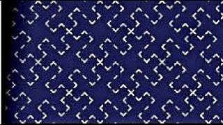 Sashiko Embroidery  Japanese Embroidery Tutorial33 [upl. by Easton]